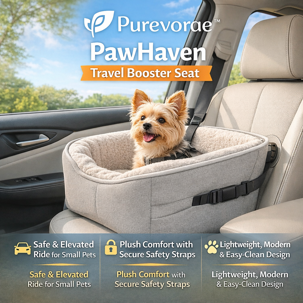 Purevorae™ PawHaven Travel Booster Seat