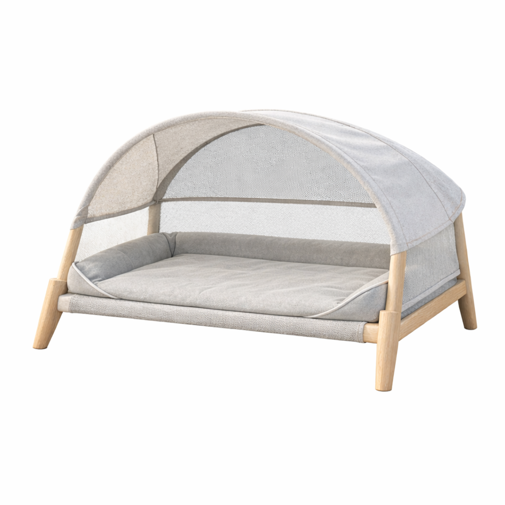 Purevorae™ BreezePaw Cooling Pet Canopy Bed