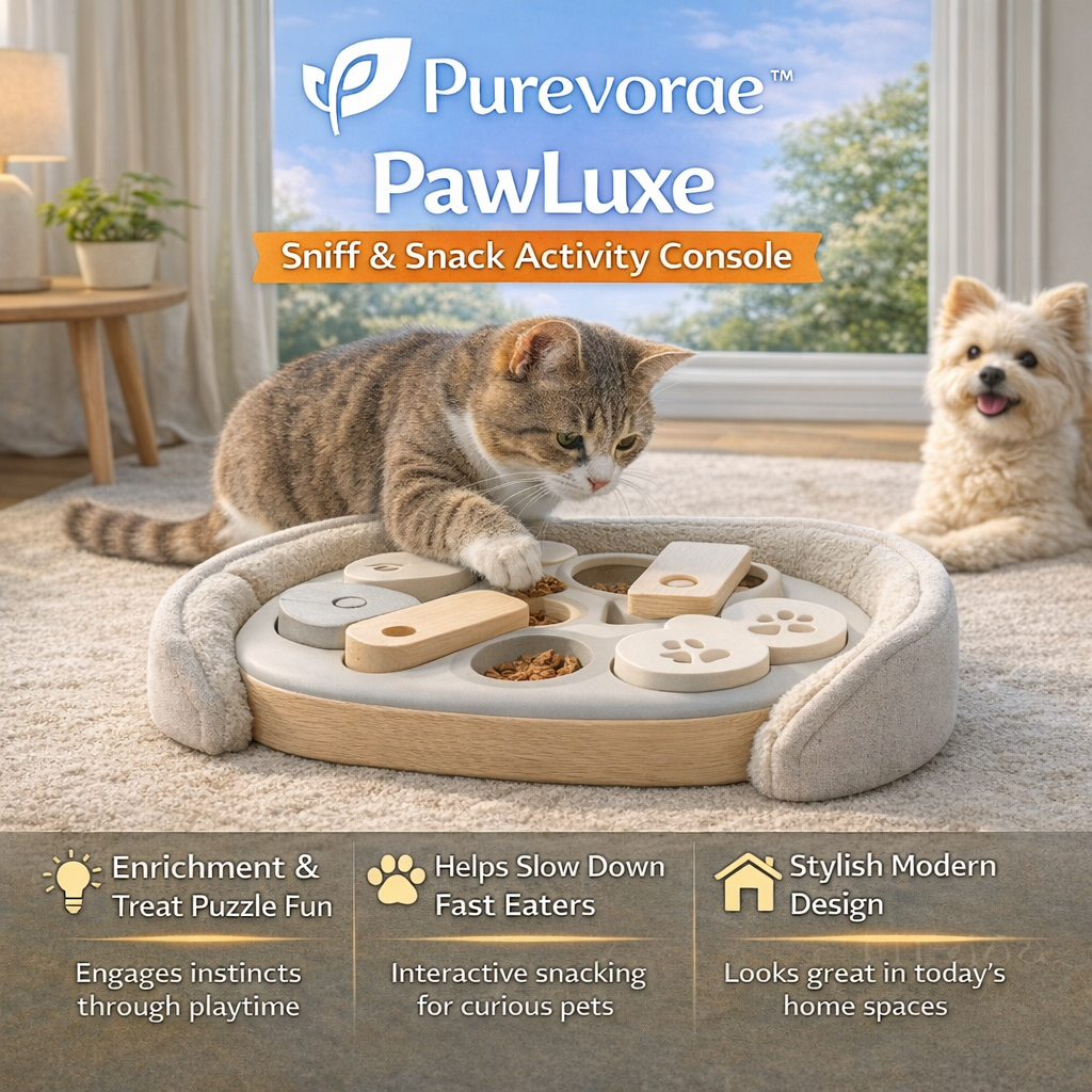 Purevorae™ PawLuxe Sniff & Snack Activity Console