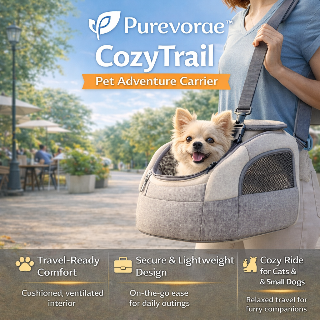 Purevorae™ CozyTrail Pet Adventure Carrier